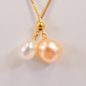 タサキ タサキ バロックパール ネックレス K18