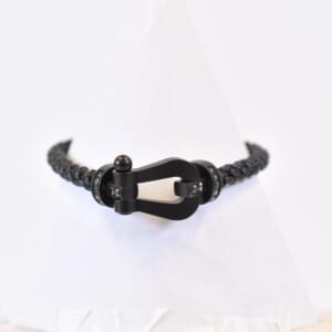 フレッド フォース10 LM ブラックダイヤ ブレスレット CE/Steel #15