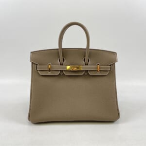 エルメス バーキン25 トゴ エトゥープ GD金具 B刻印