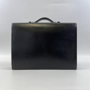 エルメス サックアデペッシュ38 黒 ボックスカーフ SV金具 □B刻印