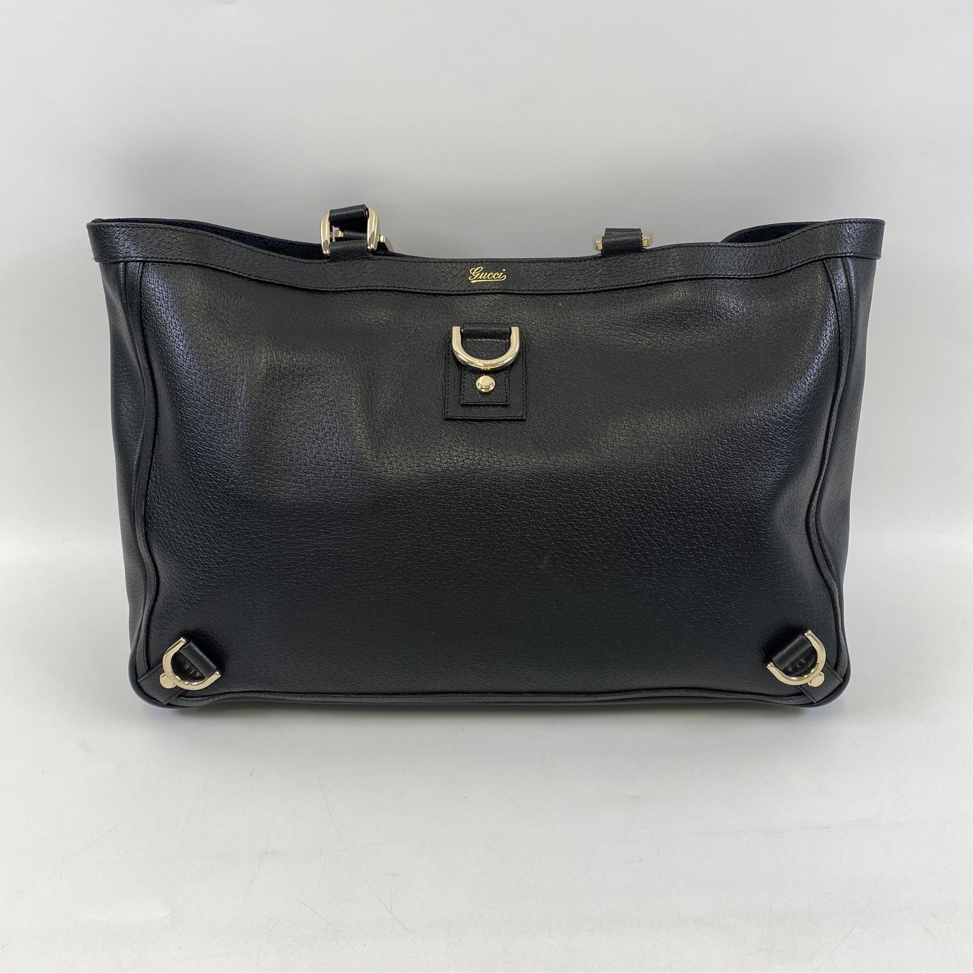 グッチ GUCCI トートバッグ アビー GGキャンバス レザー グッチ アビー トートバッグ 黒 レザー 141472 買取実績【買取日：2026