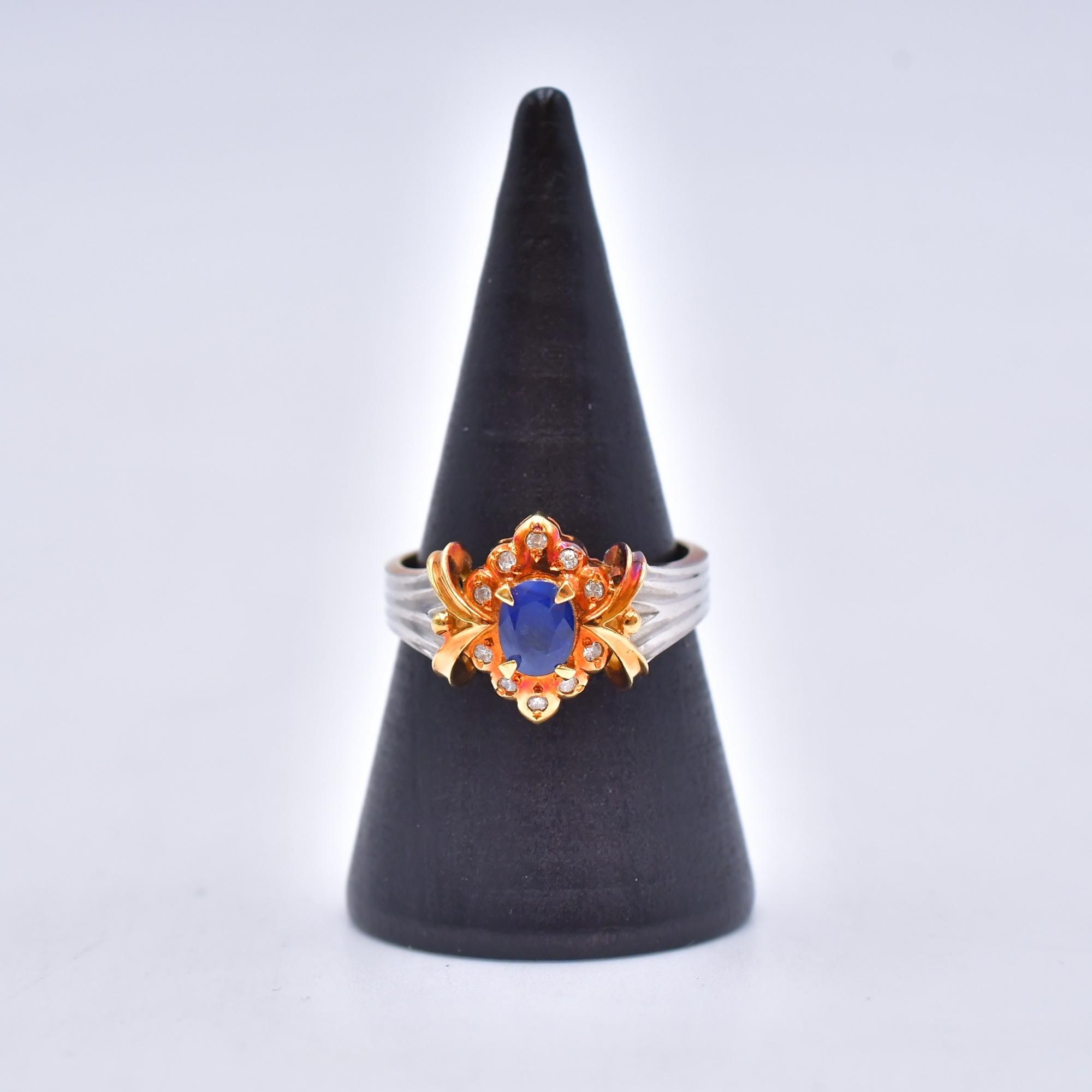 サファイアリング K18/Pt900 0.07ct 0.75ct 買取実績【買取日：2026年6