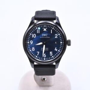 IWC パイロットウォッチ マークXVIII ローレウス スポーツフォーグッド 青文字盤 SS×革/AT IW324703