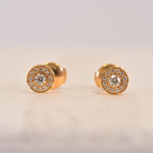 ティファニー サークレットピアス ミニ Au750