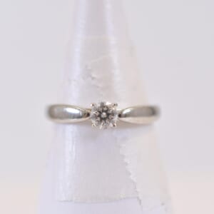 ティファニー ハーモニー ダイヤリング Pt950 0.23ct ＃11 F/VS2/3EX/N