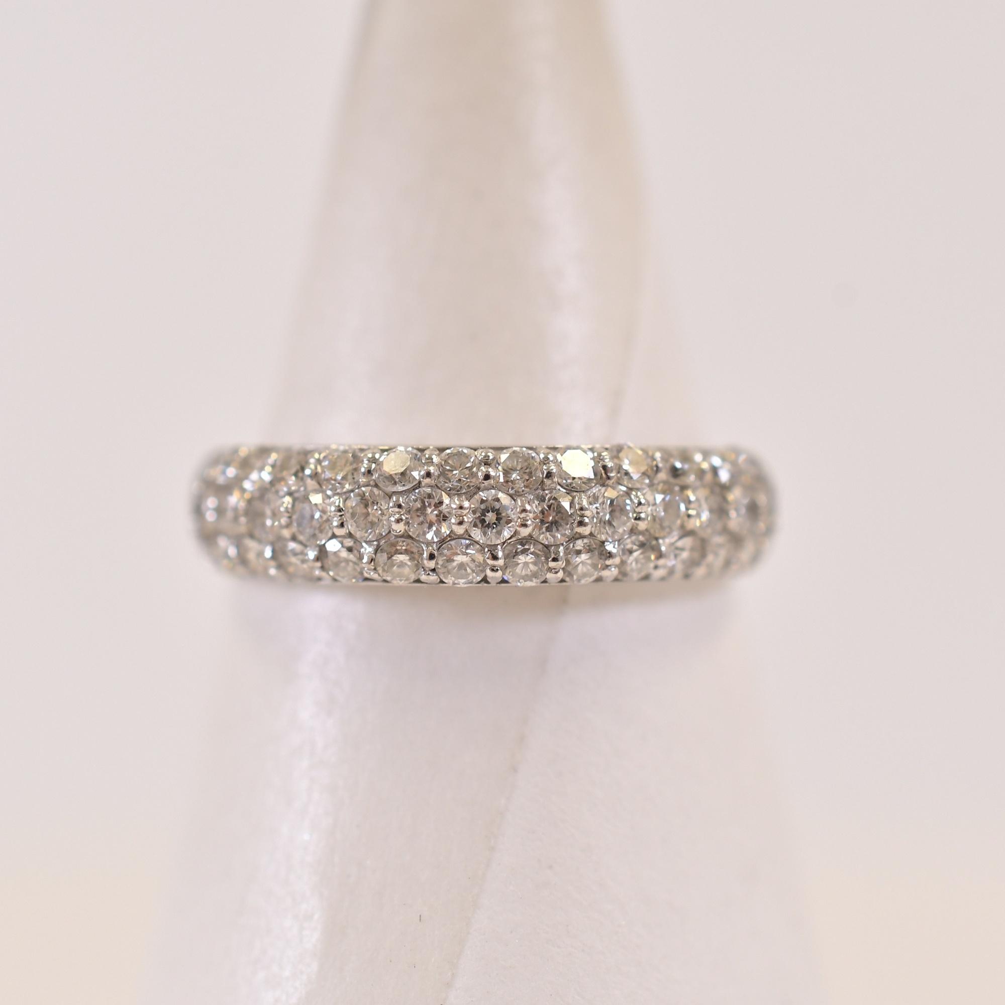 ポンテヴェキオ キオデザイン ダイヤリング K18WG 0.60ct Bランク