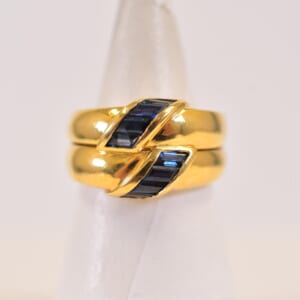 ヴァンクリーフ＆アーペル サファイア リング 18KT 0.75ct #9