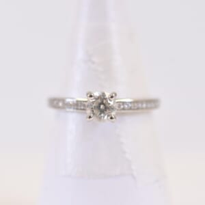ブルガリ ローマアモール パヴェダイヤ リング Pt950 0.41ct