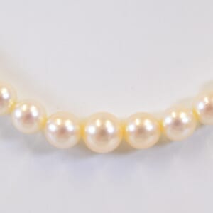 ミキモト パールネックレス シルバー 4.4ｍｍ～7.8ｍｍ