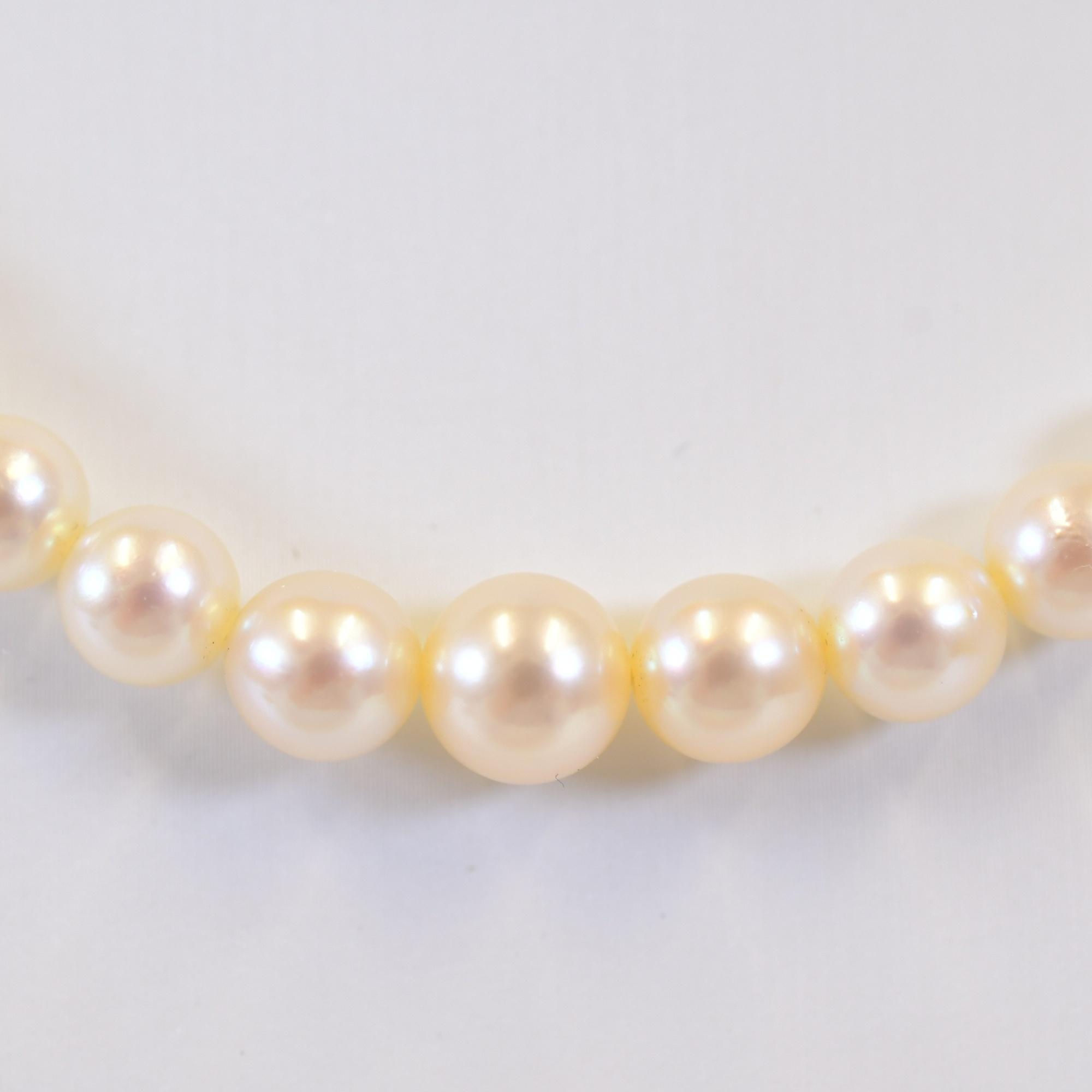 ミキモト パールネックレス シルバー 4.4mm～7.8mm 買取実績【買取 