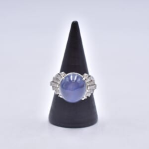 スターサファイヤ ダイヤリング SS17.05ct D0.87ct