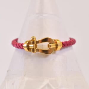 フレッド フォース10 ブレスレット LM Au750PG/steel ＃15