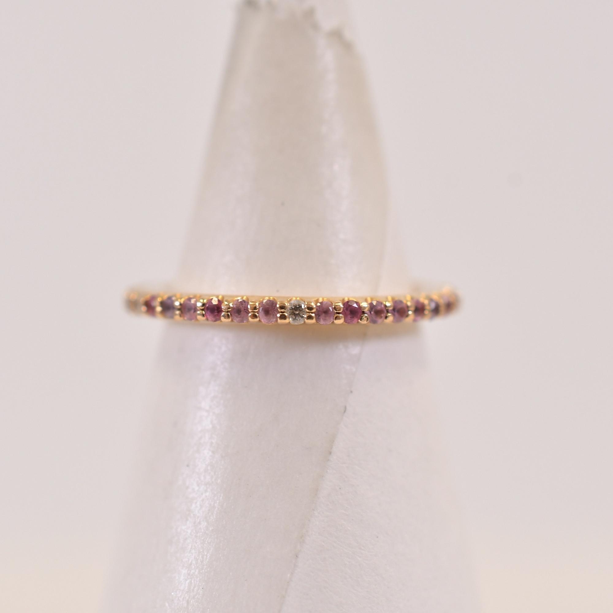 ポンテヴェキオ K18PG リング 0，04ct S0.26ct Bランク