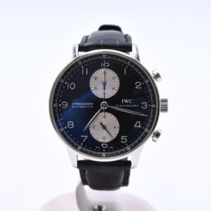 IWC ポルトギーゼ 青文字盤 SS×革/AT IW371404