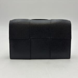 ボッテガヴェネタ カセット ブラック レザー
