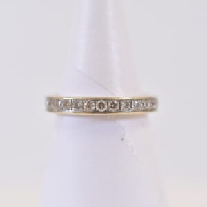 ポンテヴェキオ K18 0.33ct エメダイヤ リング