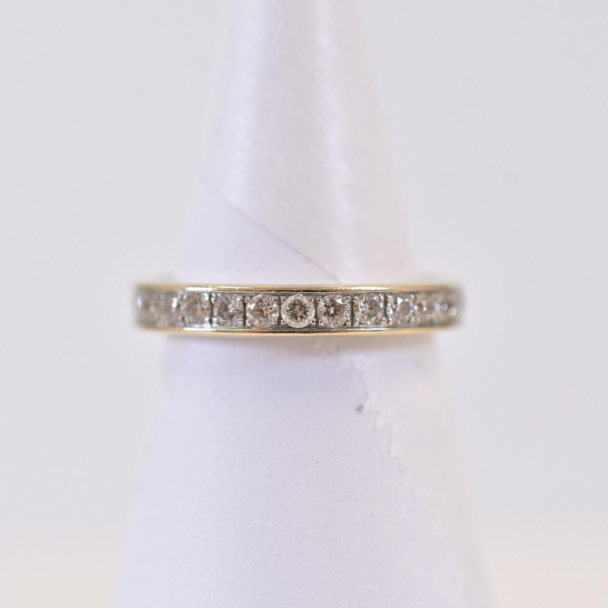 ポンテヴェキオ K18 0.33ct エメダイヤ リング Bランク