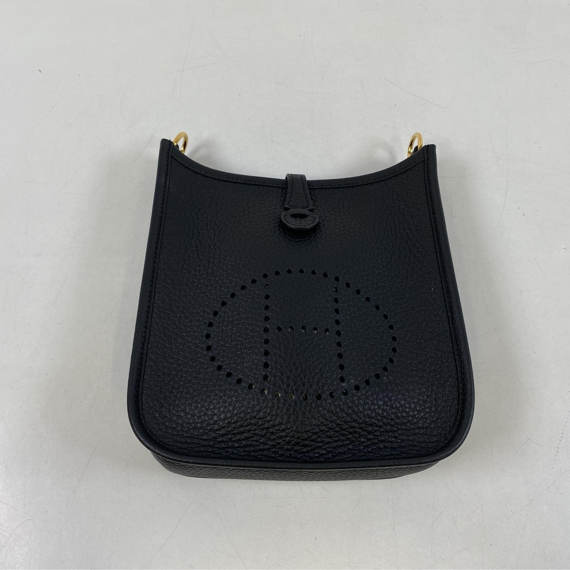 エルメス エブリンTPM 黒 トリヨンクレマンス ゴールド金具 Aランク