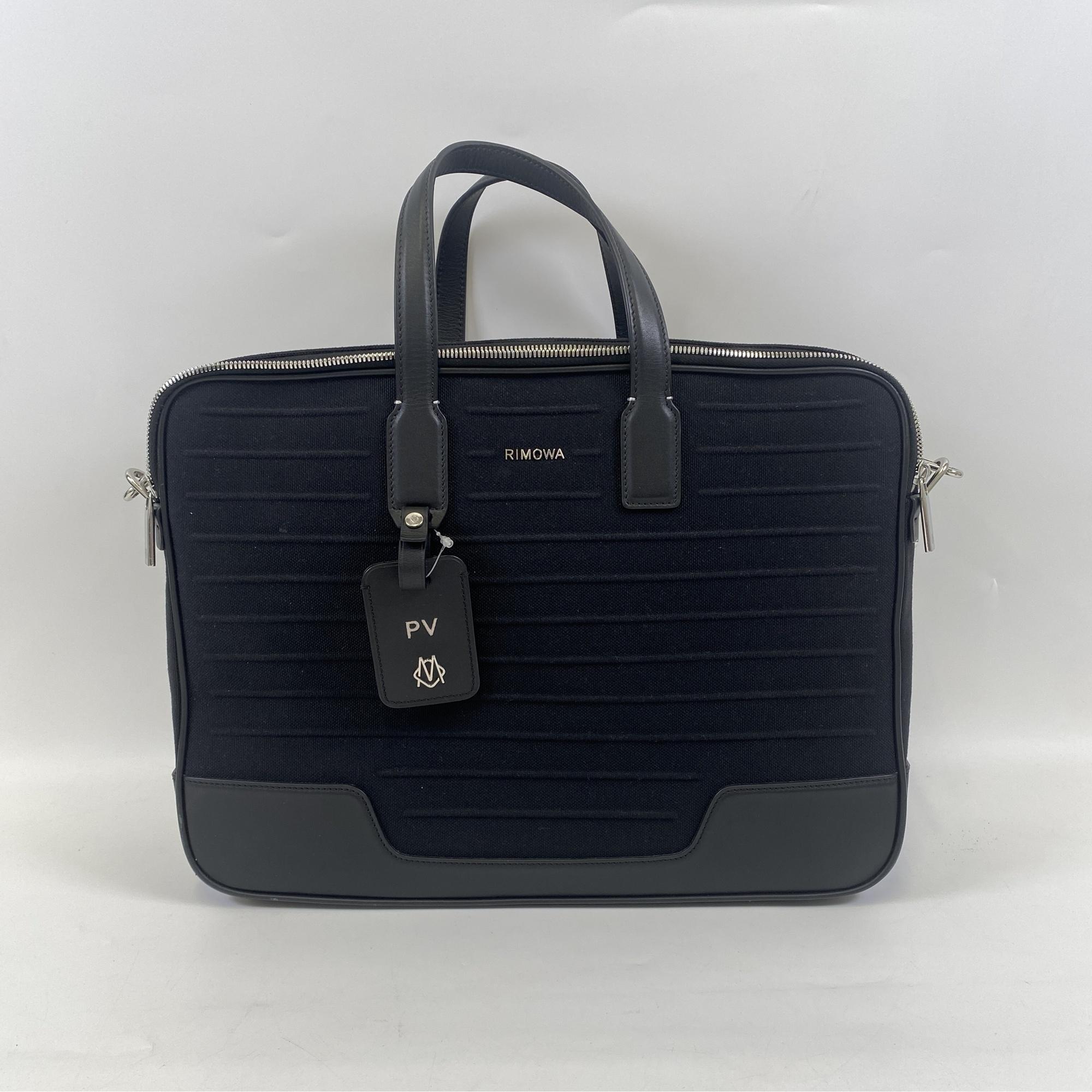 極美品 リモワ NEVER STILL 2wayブリーフケース キャンバスレザー 極美品 リモワ NEVER STILL 2wayブリーフケース キャンバスレザー
