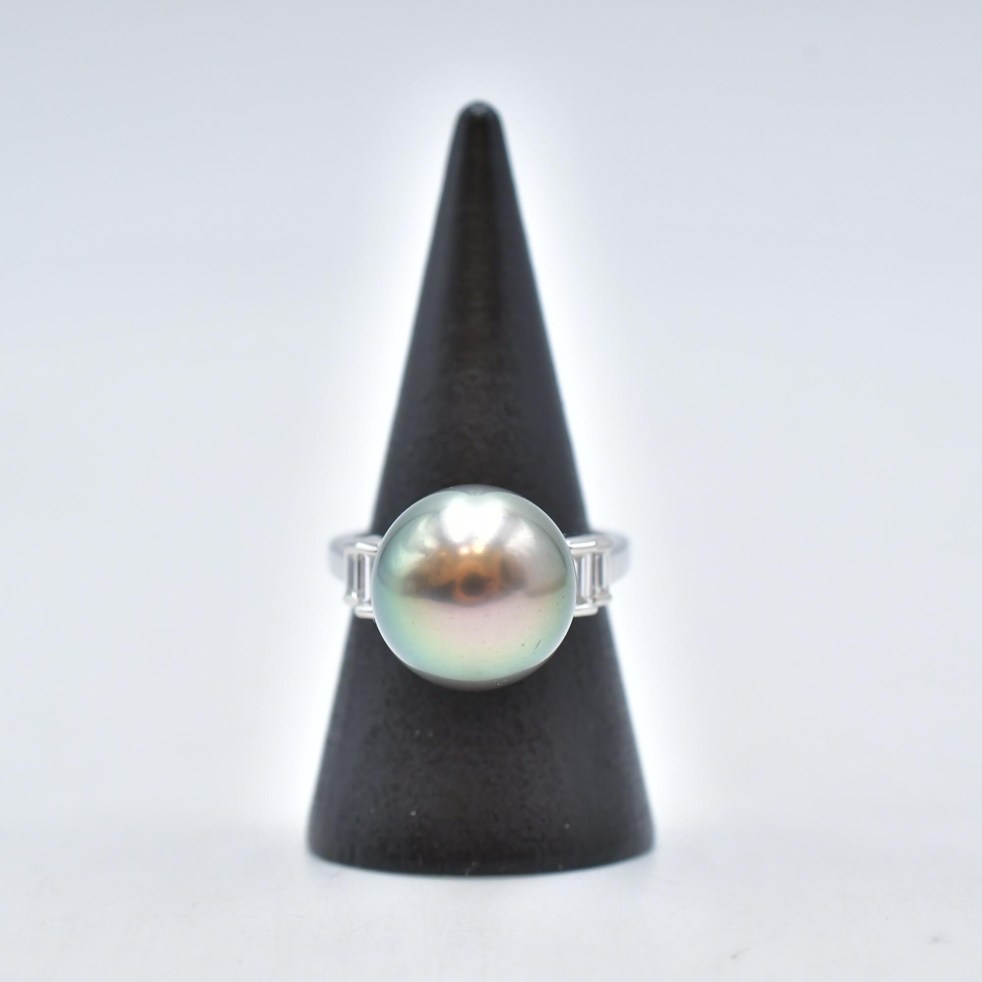ミキモト パールリング Pt950 12.6mm 0.40ct 買取実績【買取日：2026年 