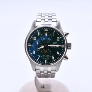 IWC パイロットウォッチ クロノグラフ 41 グリーン文字盤 SS/AT IW388104