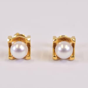 ミキモト ミキモト K18 パールピアス