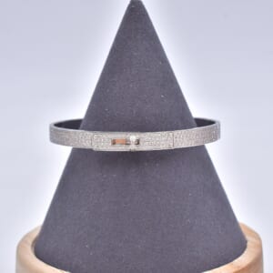 エルメス ケリーブレスレット パヴェダイヤ WG