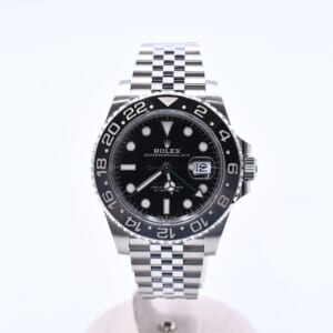 ロレックス GMTマスターⅡ 黒文字盤 ジュビリーブレス SS/AT 126710GRNR