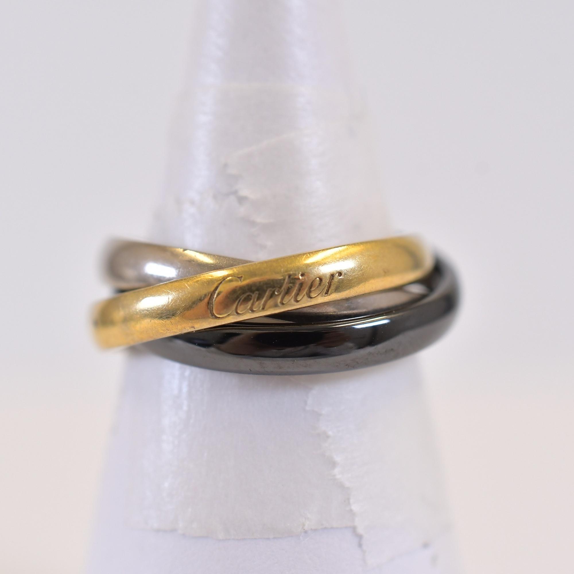 カルティエ トリニティ リング Au750WG/CE/YG #52 買取実績【買取日 