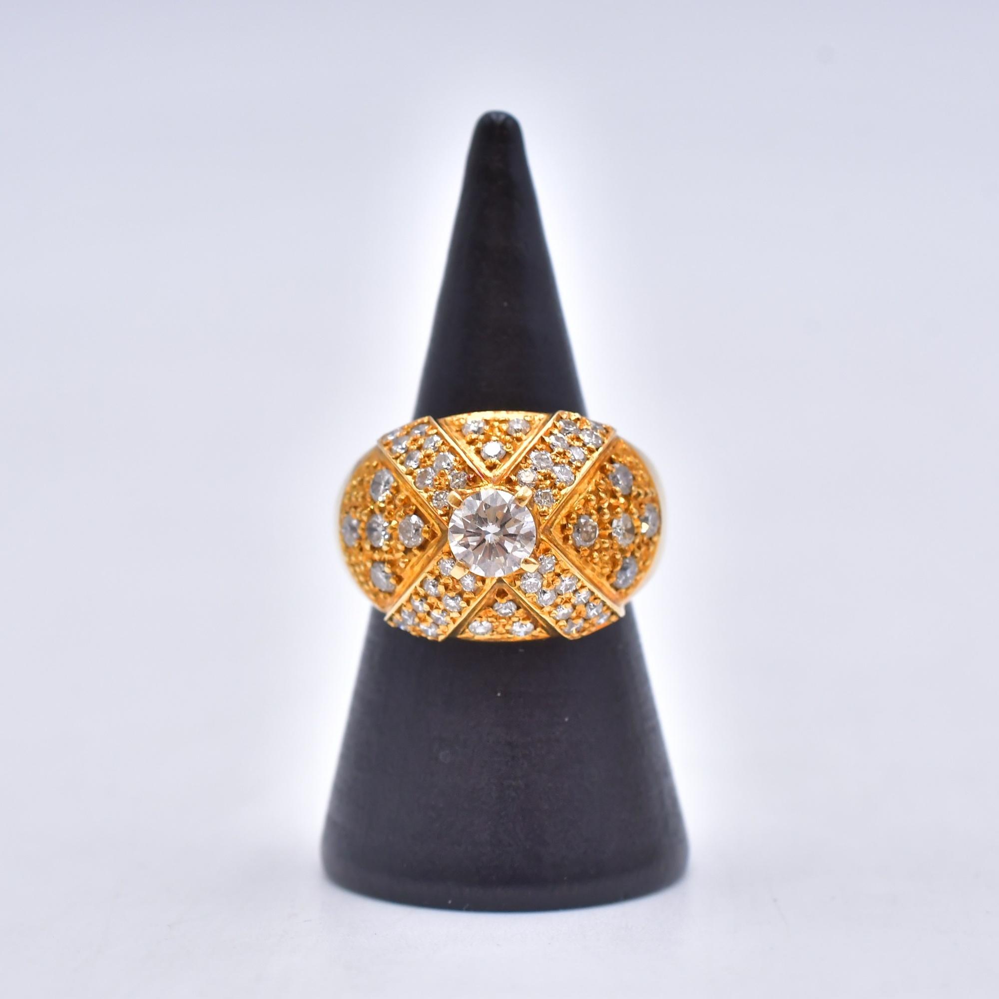 ダイヤリング K18 0.5ct 脇1.01ct 買取実績【買取日：2026年6月18日 