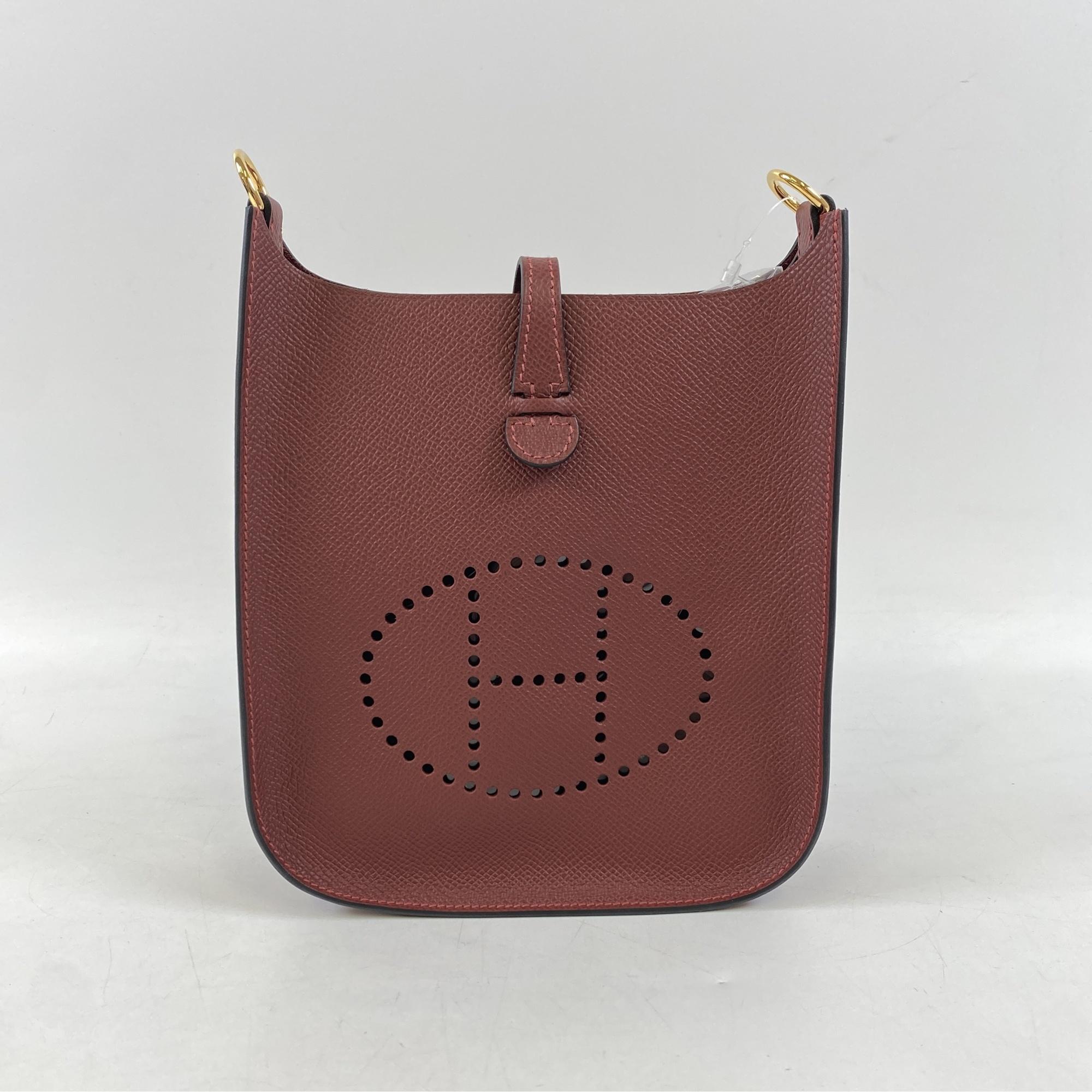 エルメス エブリンTPM セリエ ルージュアッシュ エプソン G刻印 GD金具 Sランク