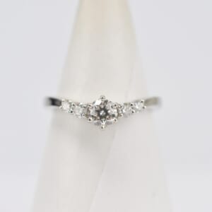 ダイヤリング Pt950 0.248ct 0.12ct