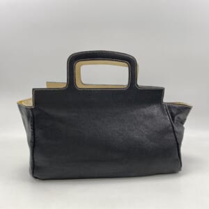 ミュウミュウ 2WAY ハンドバッグ 黒 レザー 買取実績【買取日：2025年7