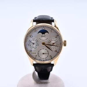 IWC ポルトギーゼ・パーペチュアル・カレンダ シルバー文字盤 PG×革/AT IW502213