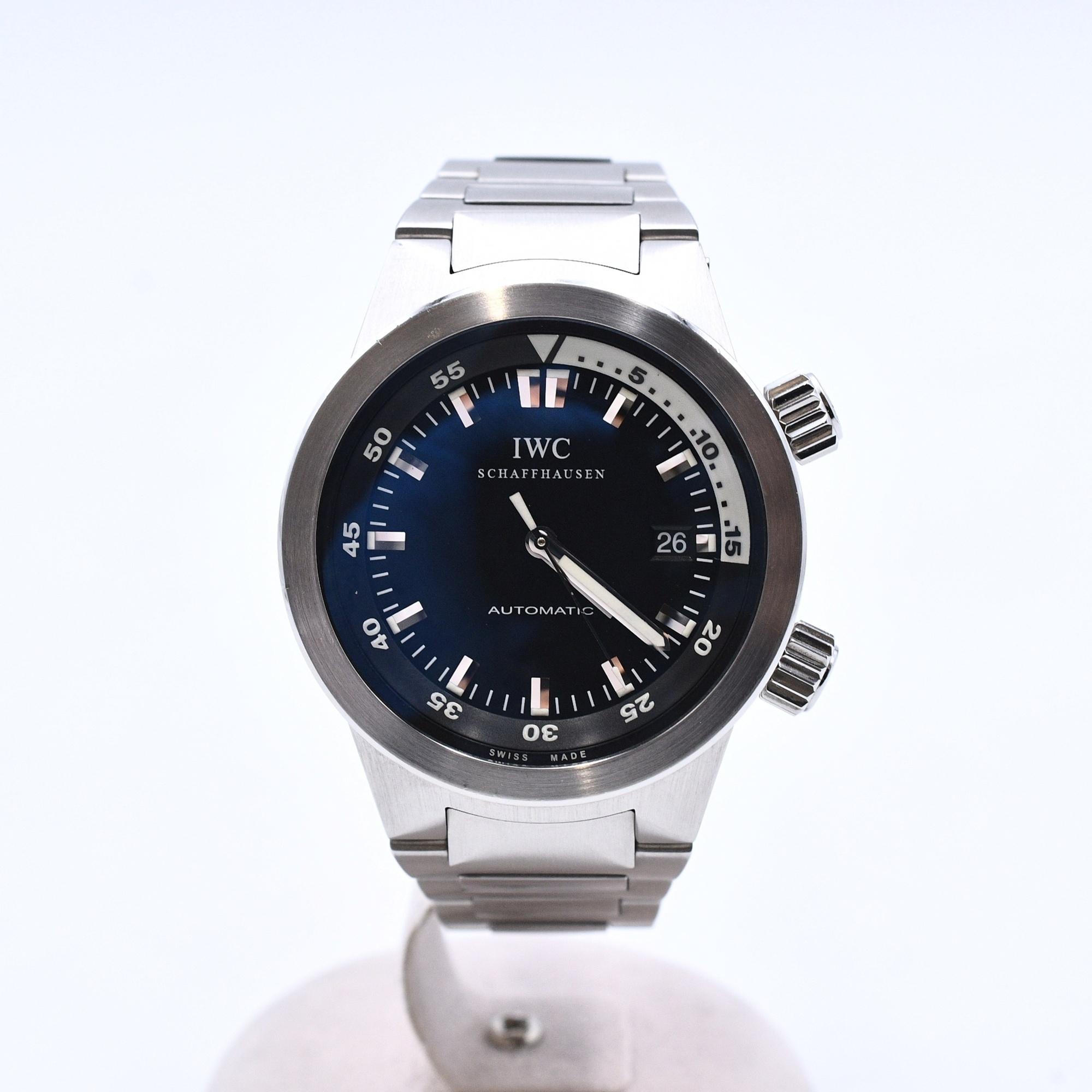 IWC アクアタイマー 黒文字盤 SS/AT IW354805 買取実績【買取日：2026 