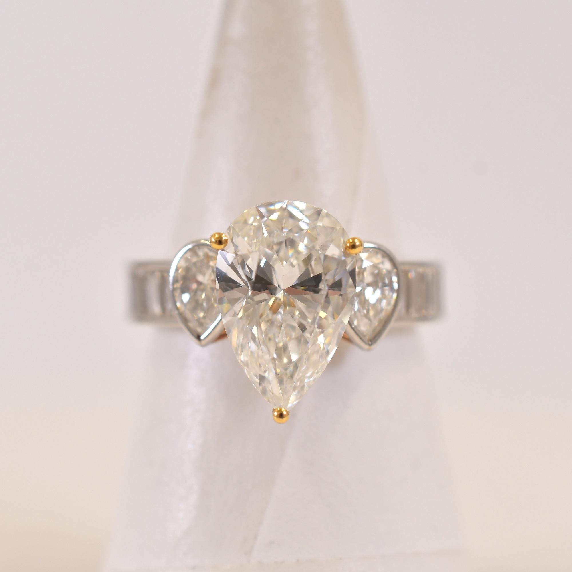 ダイヤリング Pt900/K18 3.029ct D2.25ct 買取実績【買取日：2026年6月
