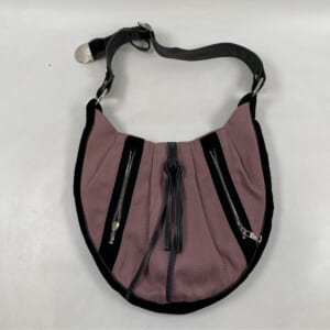 サンローラン モンバサ ショルダーバッグ ピンク キャンバス 120435・002058