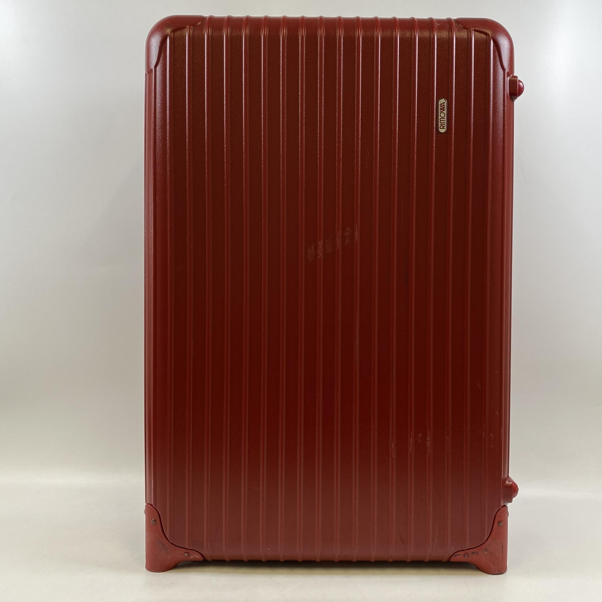 美品 希少 RIMOWA サルサ 63L キャリーケース レッド 855.63 美品】RIMOWA リモワ サルサ SALSA レッド 855.63 キャリーケース