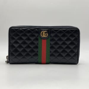 グッチ GGマーモント 長財布 レザー 黒 443436 買取実績【買取日：2025
