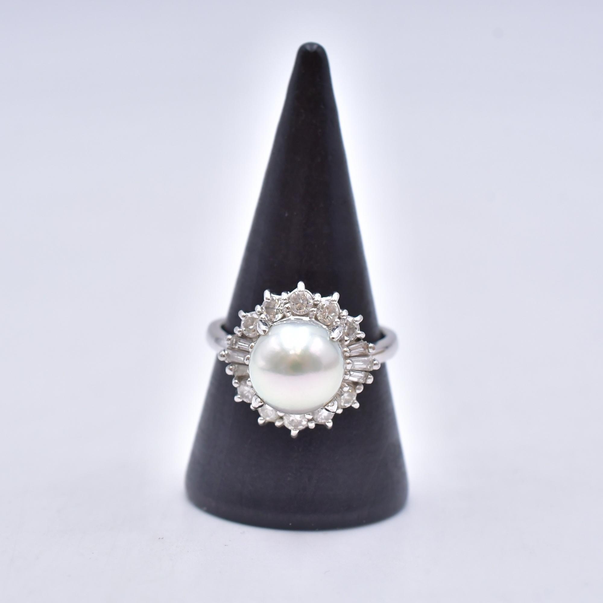 パールメレダイヤリング Pt900 0.30ct 9.4mm 買取実績【買取日：2026年 