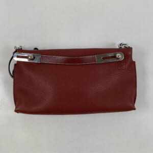 ロエベ ミッシー 2WAYバッグ 赤 レザー