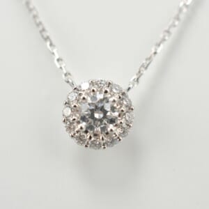 グラフ グラフ アイコン ダイヤネックレス Au750WG 0.18ct F/IF GP82620