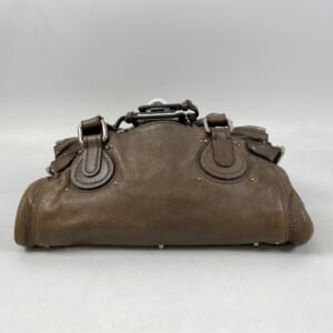 クロエ クロエ パディントン ブラウン レザー 白金具