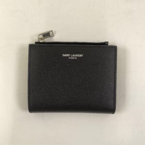 サンローラン 二つ折り財布 コインケース レザー ブラック 575789 BTYON 1000