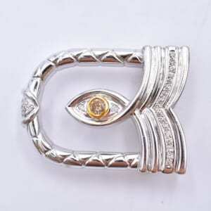 ダイヤバックル K18 D0.36ct 0.45ct