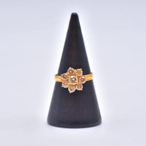 ブラウンダイヤリング K18 1.00ct