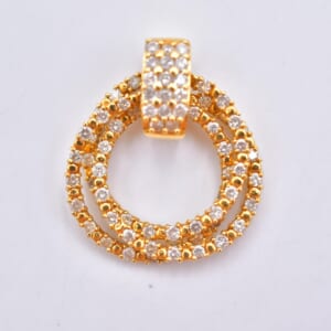 ダイヤネックレストップ K18 2.00