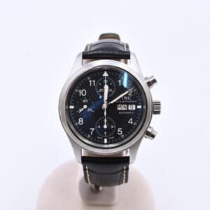 IWC メカニカル フリーガー クロノグラフ 黒文字盤 SS×革/AT IW370603