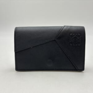 ロエベ パズル 黒 レザー