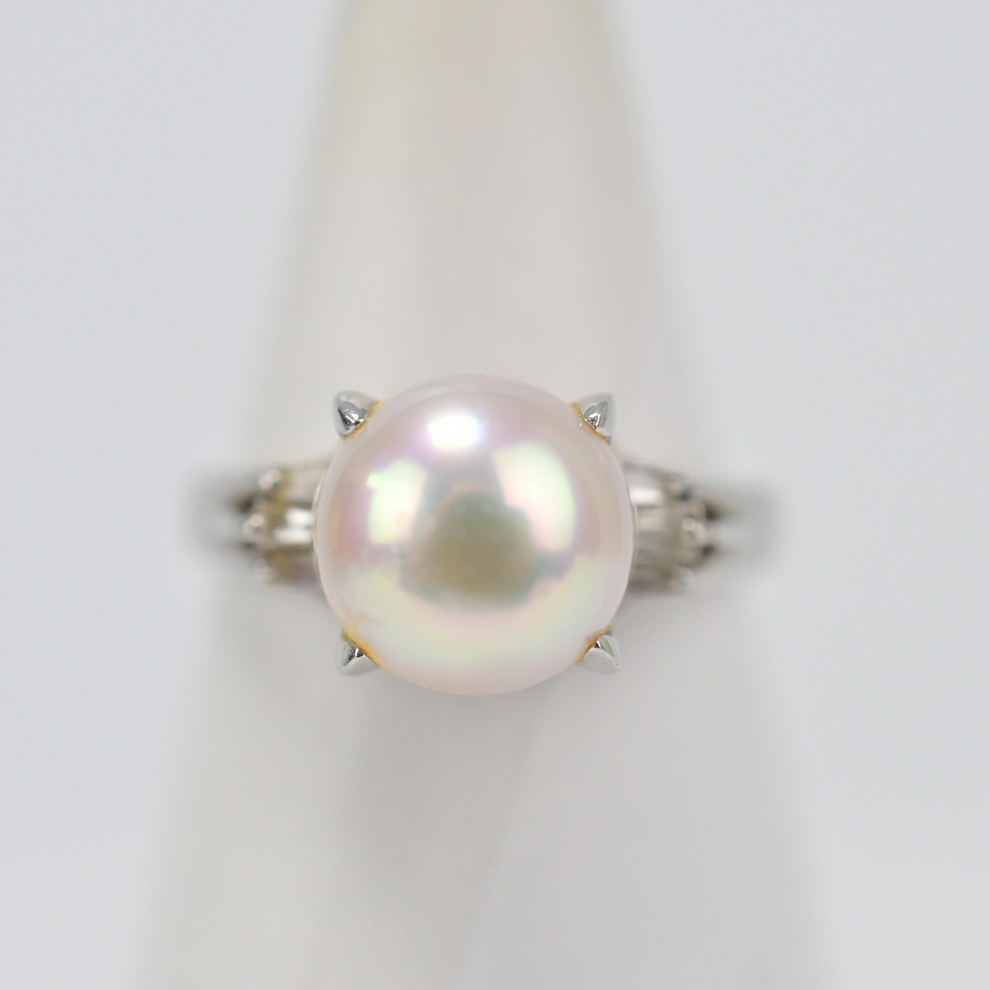 タサキ パールリング Pt900 0.11ct 7.8mm 買取実績【買取日：2026年7月